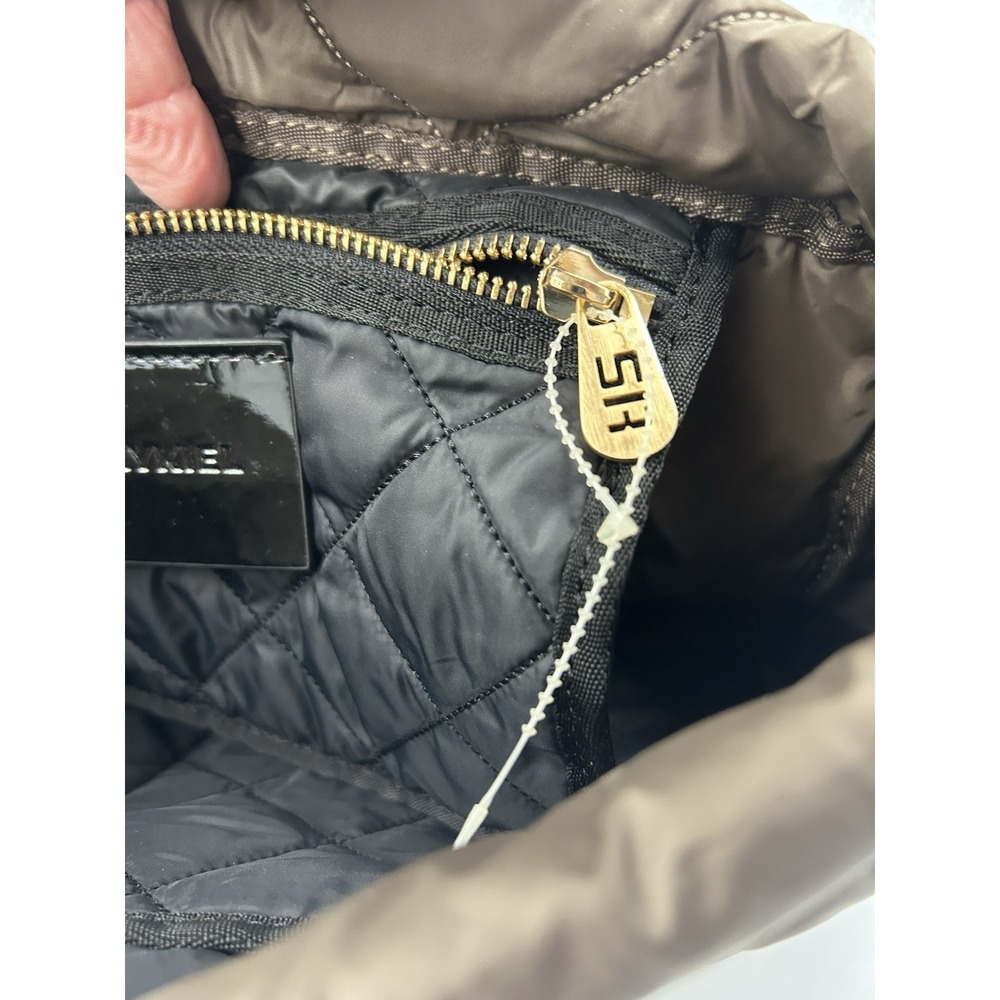 Sonia Rykiel Brown Quilted Shoulder/Crossbody Bag Gold Hardware Zip Snap Pockets - Picture 11 of 14